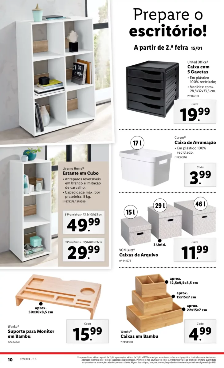 Antevis&atilde;o Folheto LiDL Promo&ccedil;&otilde;es (11 a 17 janeiro)