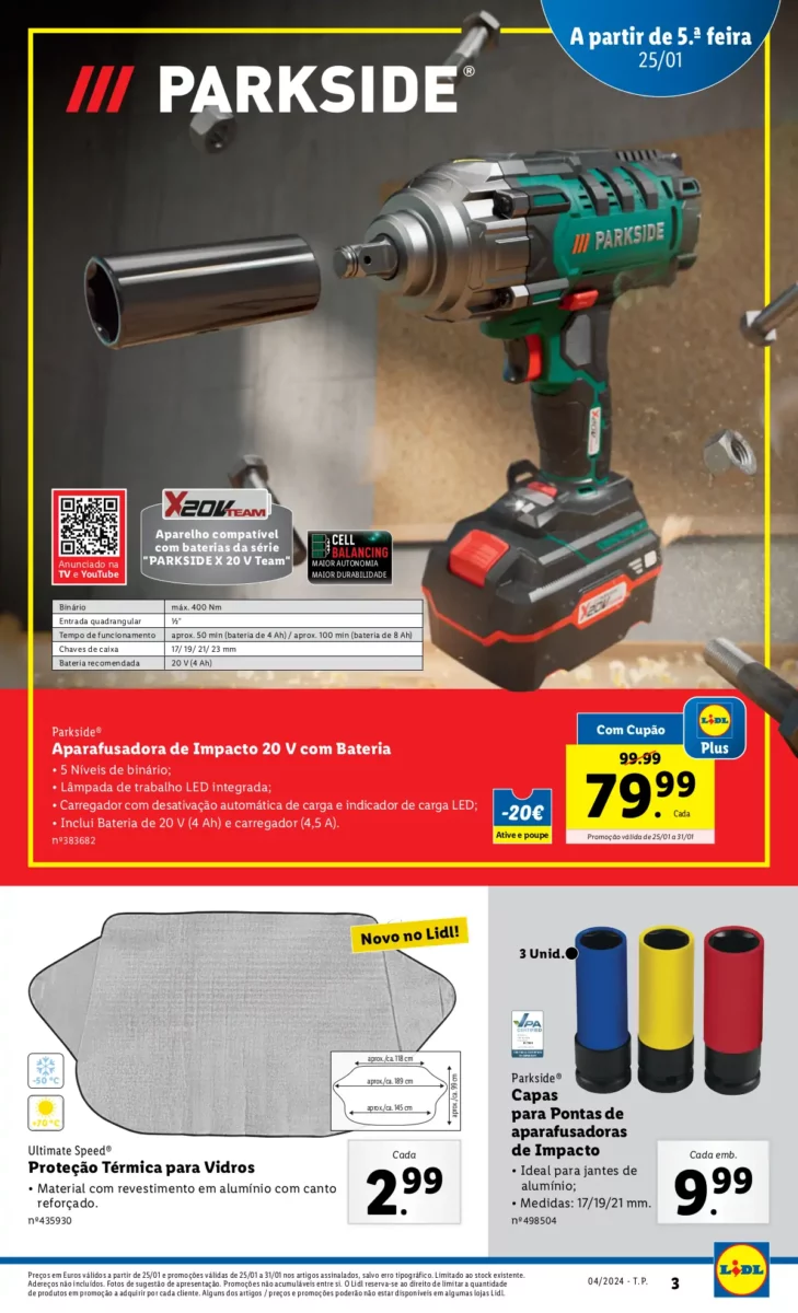 Antevis&atilde;o Folheto LiDL Promo&ccedil;&otilde;es (25 a 31 janeiro)