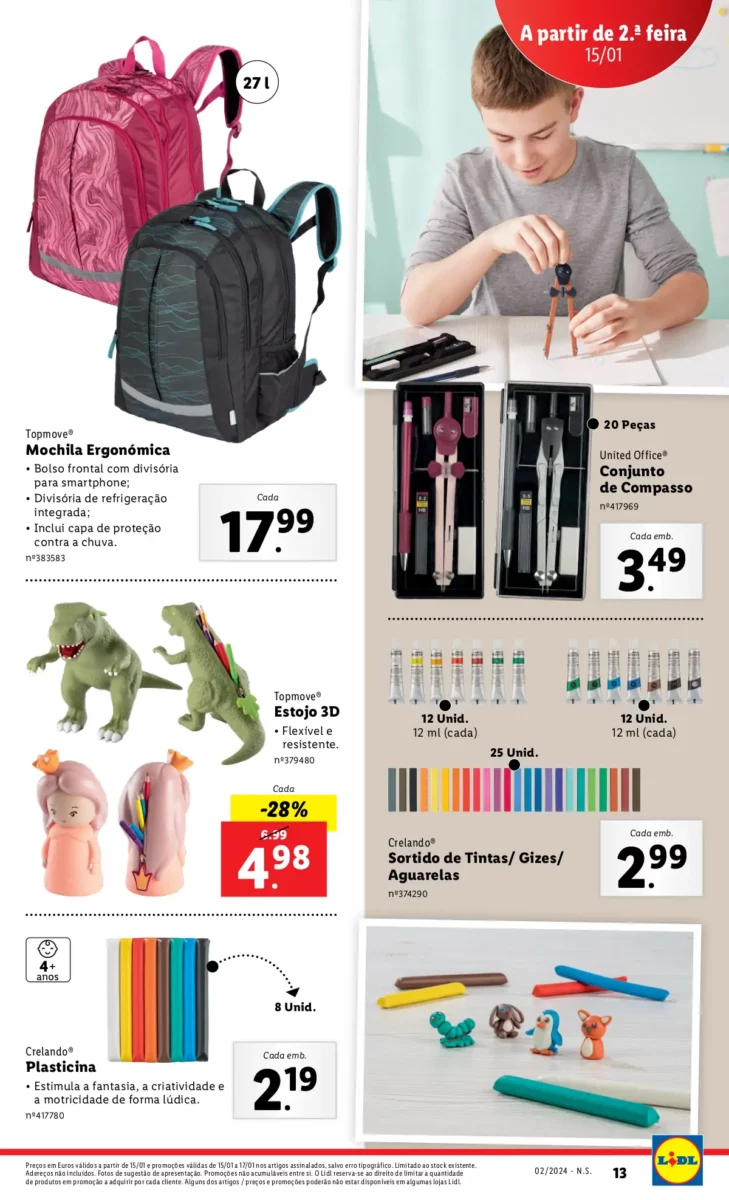 Antevis&atilde;o Folheto LiDL Promo&ccedil;&otilde;es (11 a 17 janeiro)