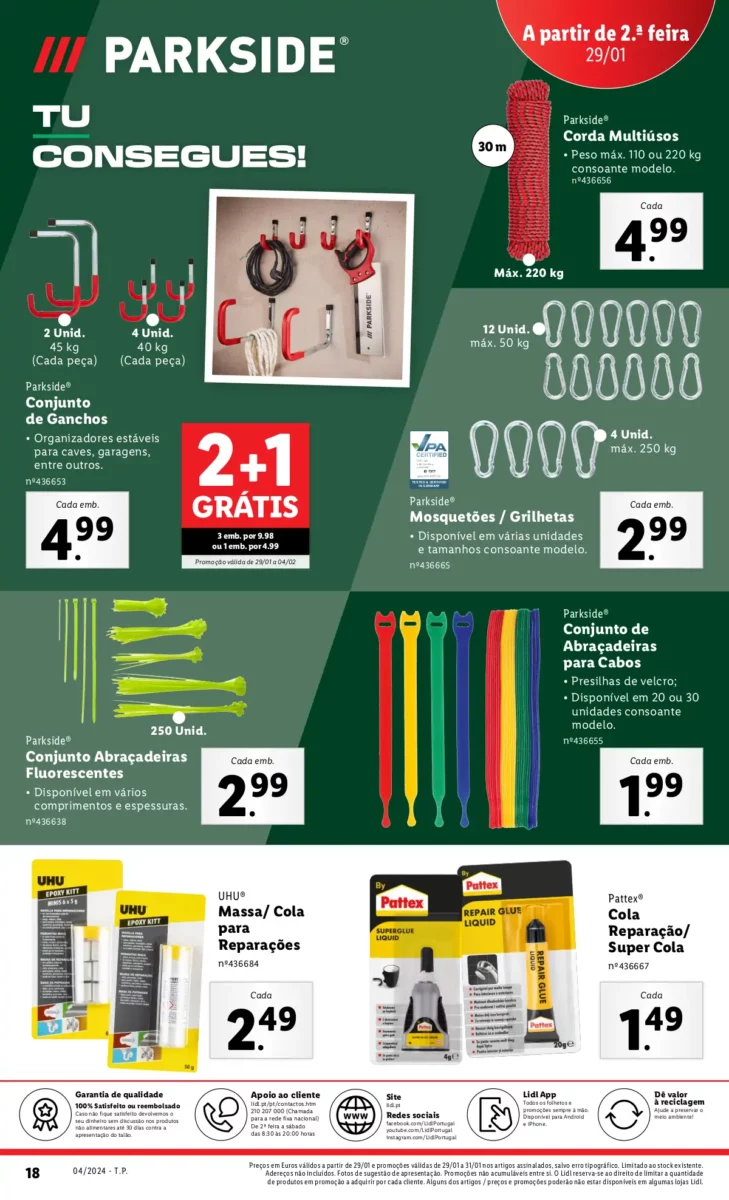Antevis&atilde;o Folheto LiDL Promo&ccedil;&otilde;es (25 a 31 janeiro)
