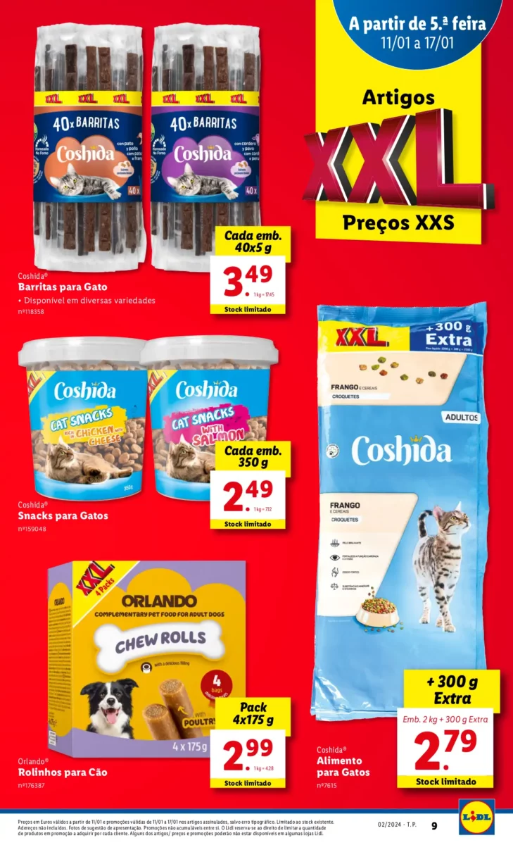 Antevis&atilde;o Folheto LiDL Promo&ccedil;&otilde;es (11 a 17 janeiro)
