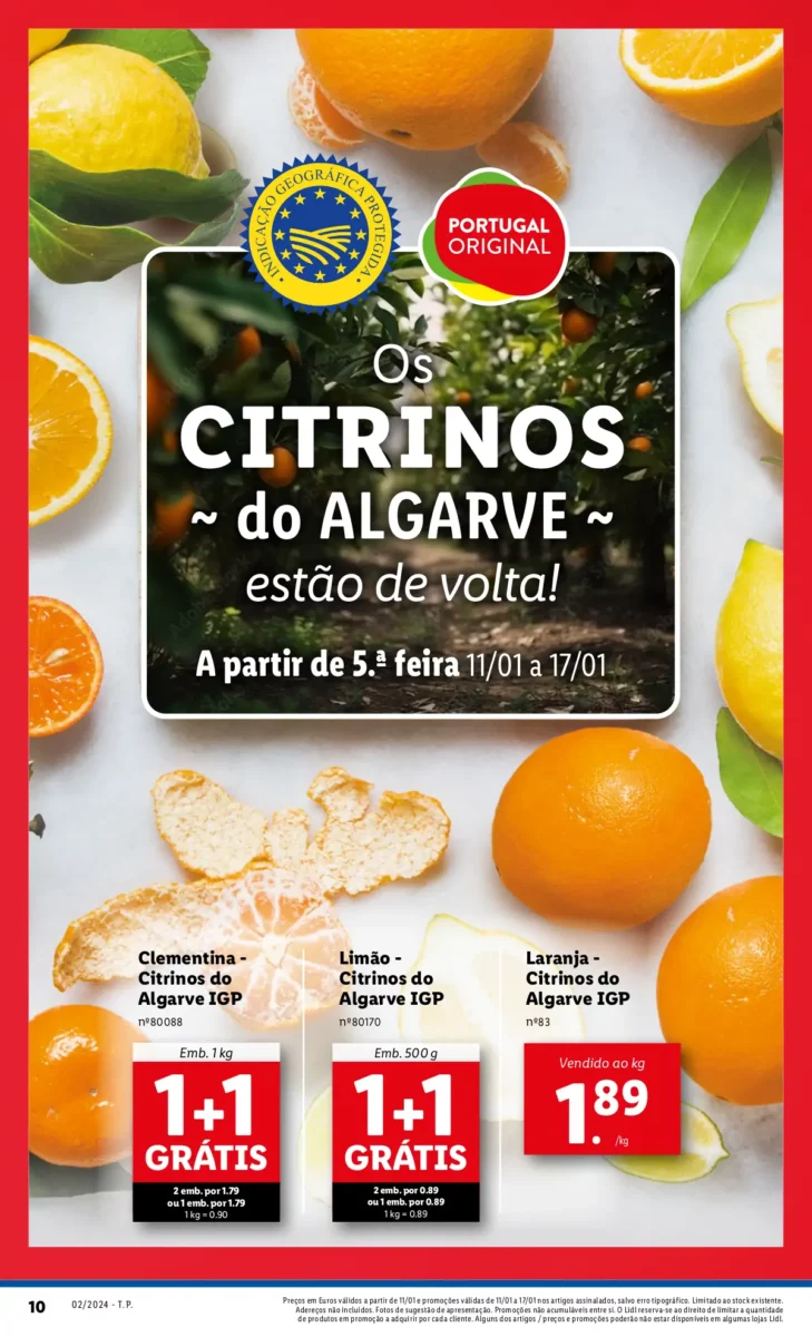 Antevis&atilde;o Folheto LiDL Promo&ccedil;&otilde;es (11 a 17 janeiro)
