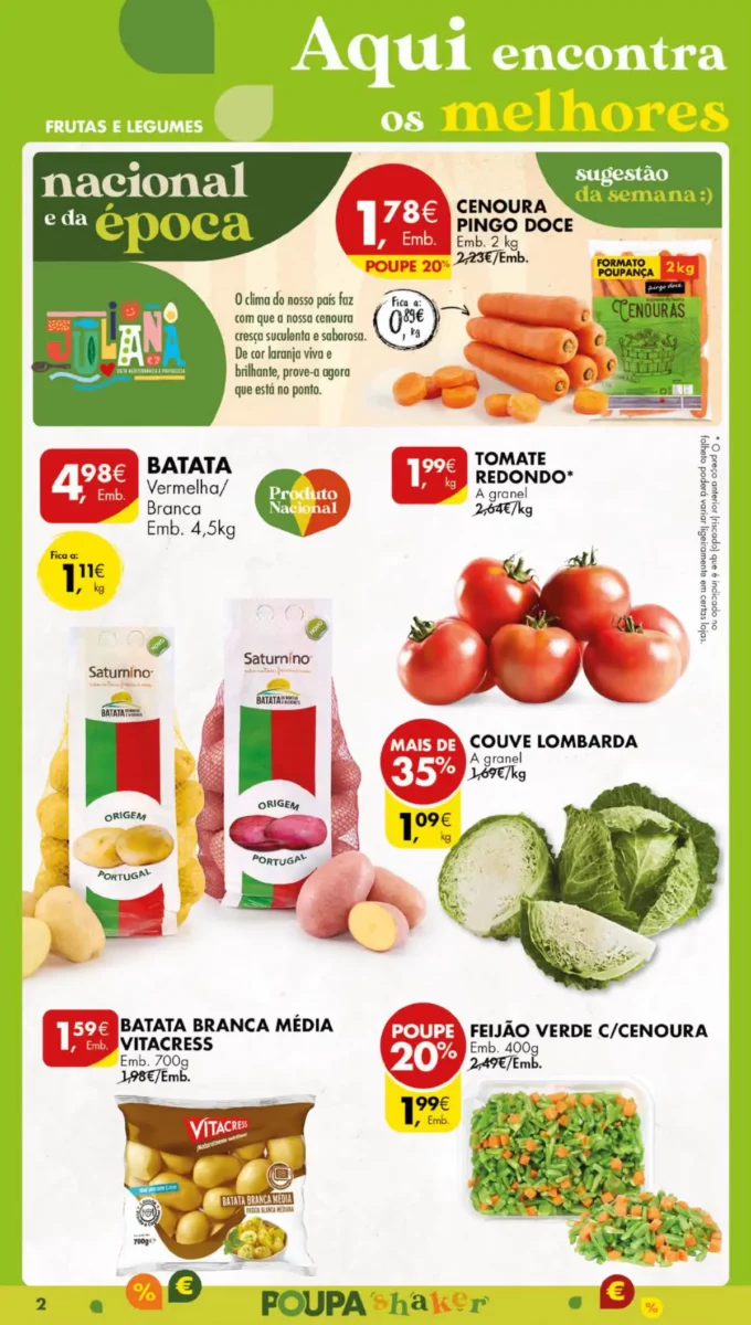 Antevis&atilde;o Folheto Pingo Doce (9 a 15 janeiro)