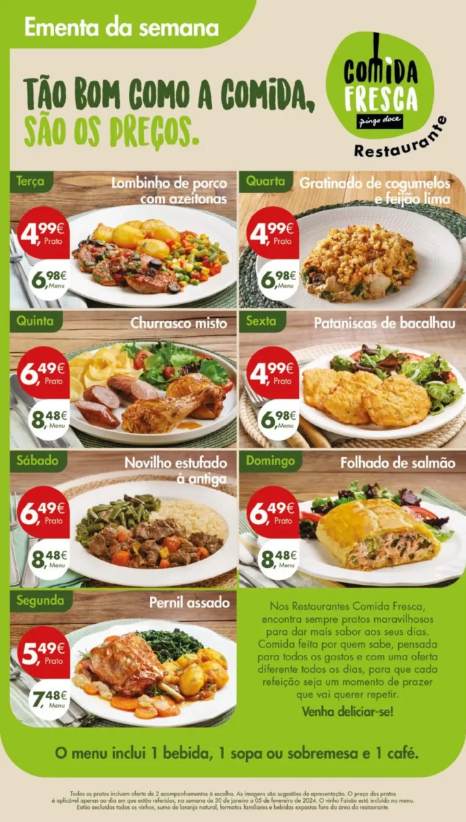 Antevis&atilde;o Folheto Pingo Doce (30 janeiro a 5 fevereiro)