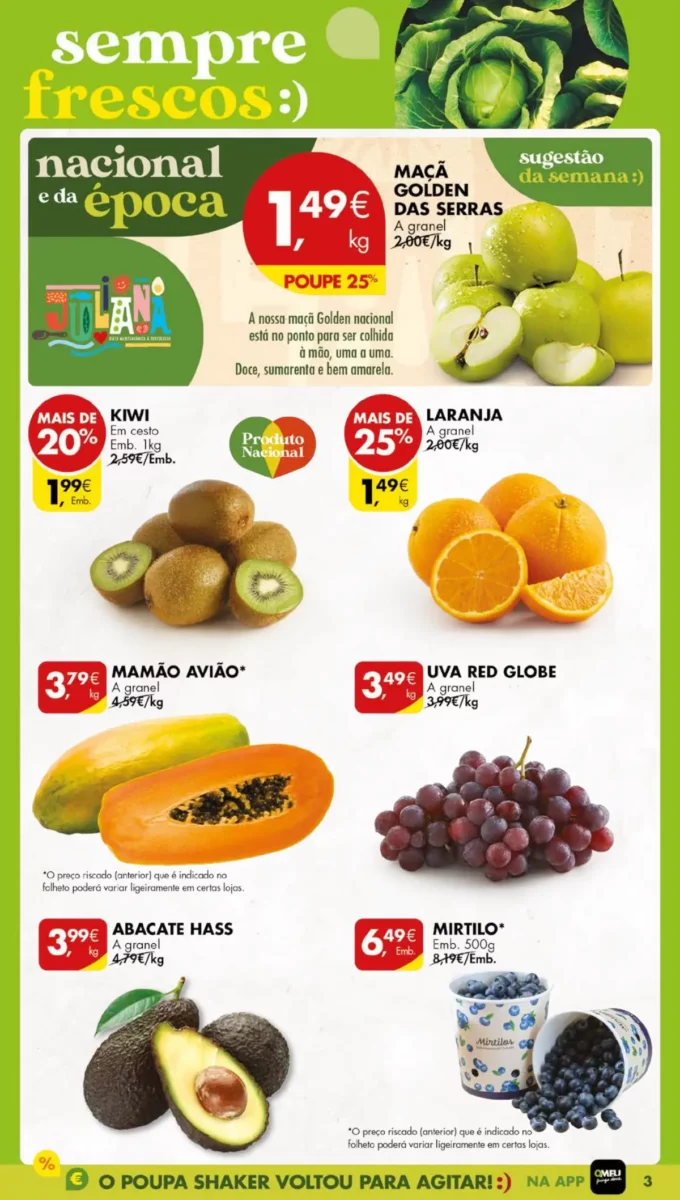 Antevis&atilde;o Folheto Pingo Doce (5 a 8 janeiro)