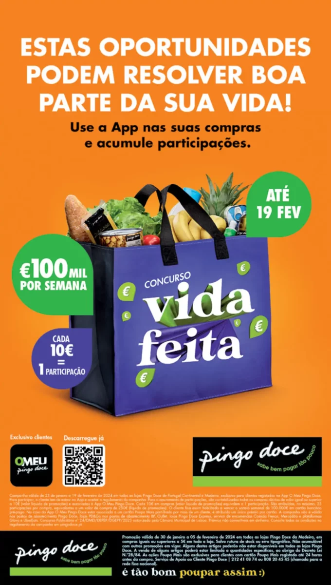 Antevis&atilde;o Folheto Pingo Doce Madeira (30 janeiro a 5 fevereiro)