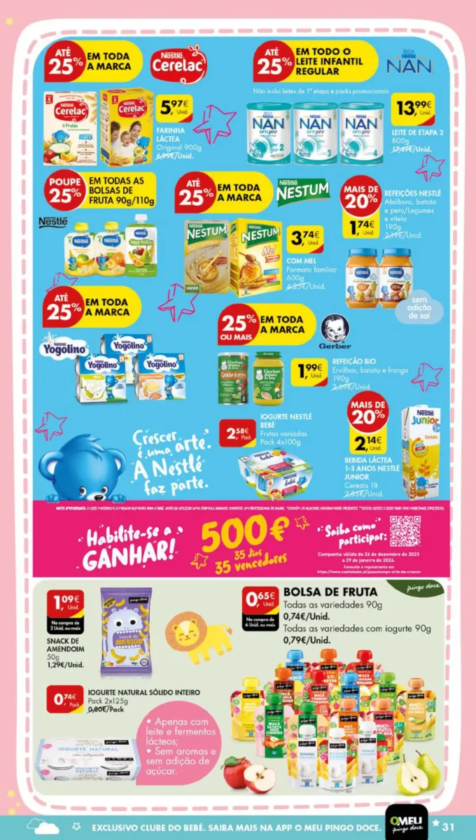 Antevis&atilde;o Folheto Pingo Doce (9 a 15 janeiro)