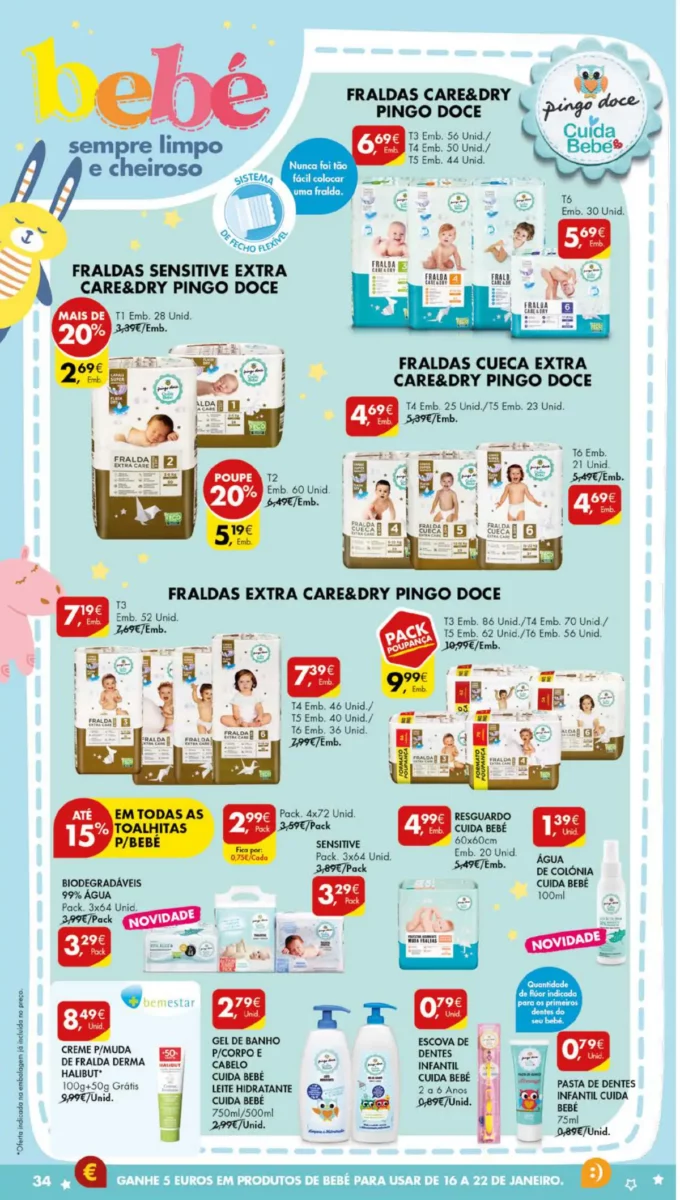 Antevis&atilde;o Folheto Pingo Doce (9 a 15 janeiro)