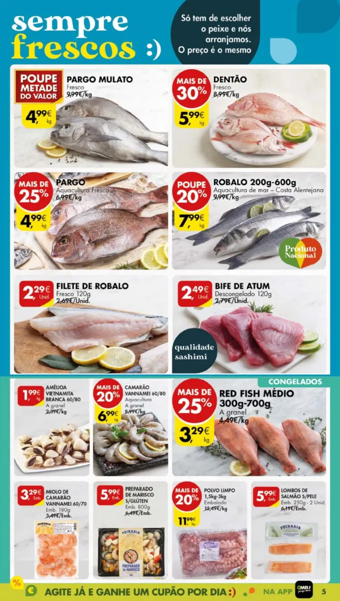 Antevis&atilde;o Folheto Pingo Doce (5 a 8 janeiro)