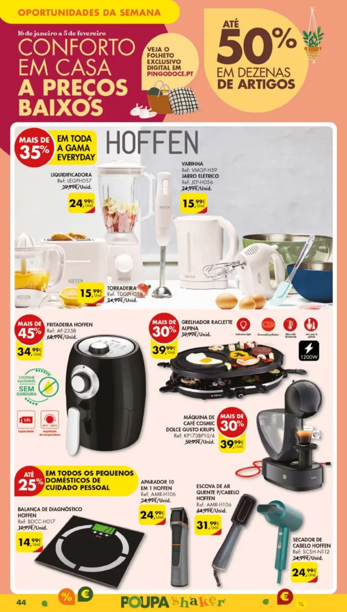 Antevis&atilde;o Folheto Pingo Doce (16 a 22 janeiro)