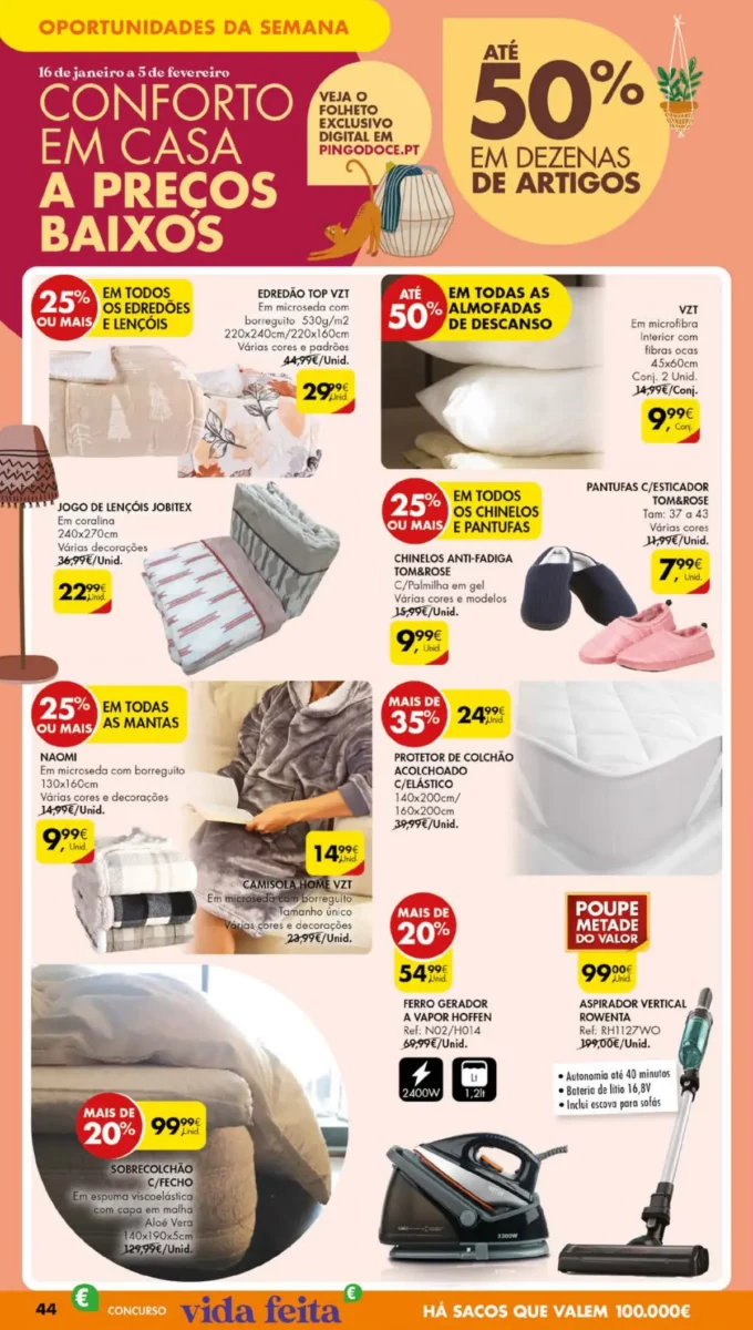 Antevis&atilde;o Folheto Pingo Doce (23 a 29 janeiro)