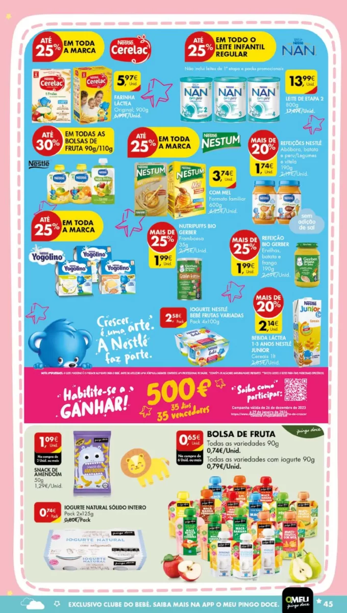 Antevis&atilde;o Folheto Pingo Doce (5 a 8 janeiro)