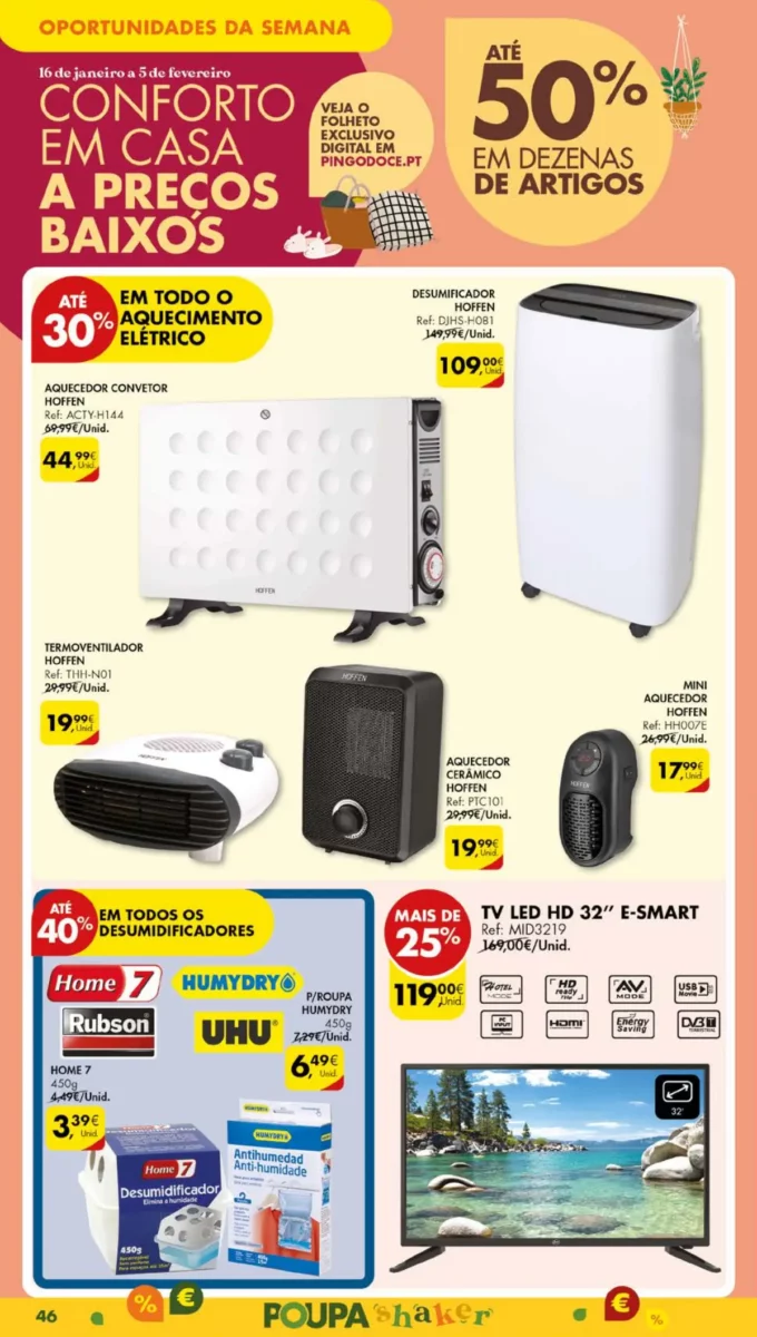 Antevis&atilde;o Folheto Pingo Doce (16 a 22 janeiro)