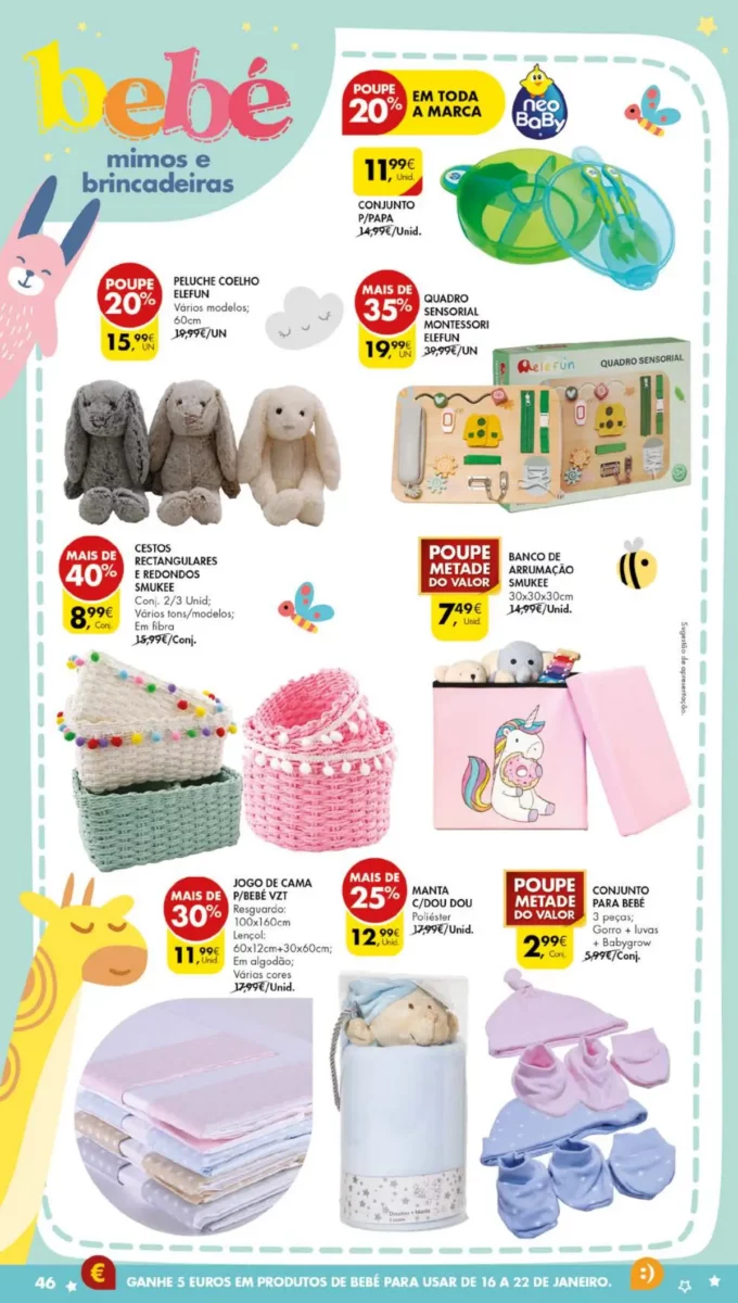 Antevis&atilde;o Folheto Pingo Doce (5 a 8 janeiro)