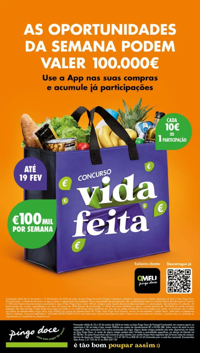 Antevis&atilde;o Folheto Pingo Doce (23 a 29 janeiro)