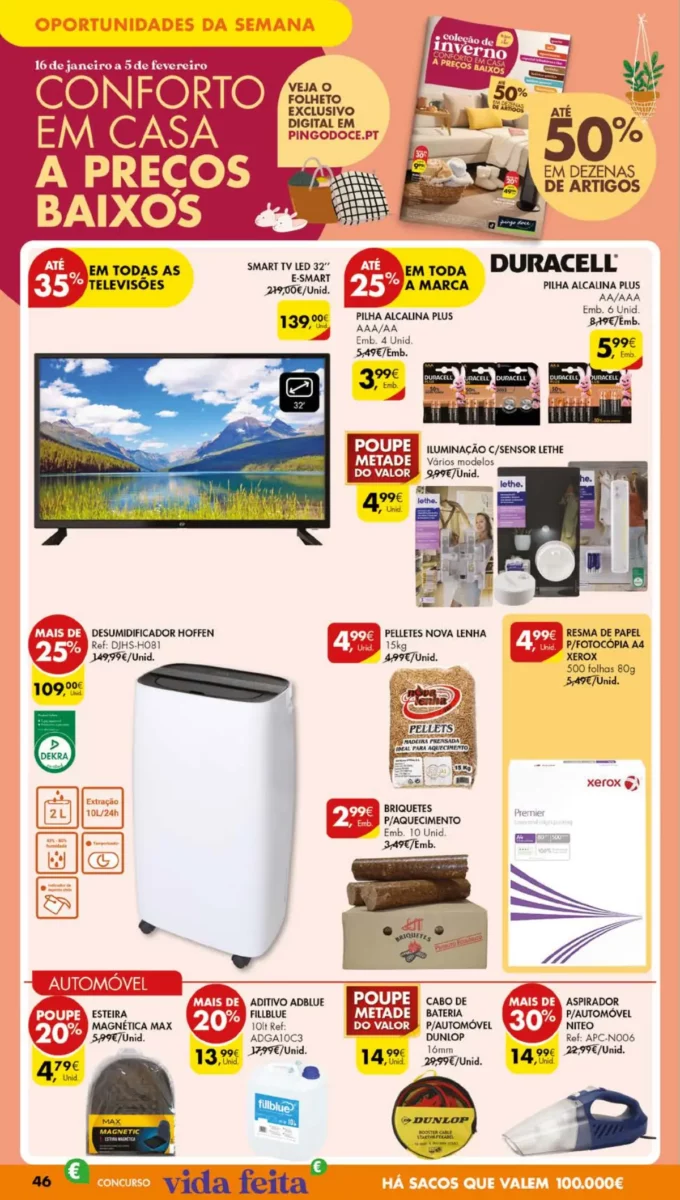 Antevis&atilde;o Folheto Pingo Doce (30 janeiro a 5 fevereiro)