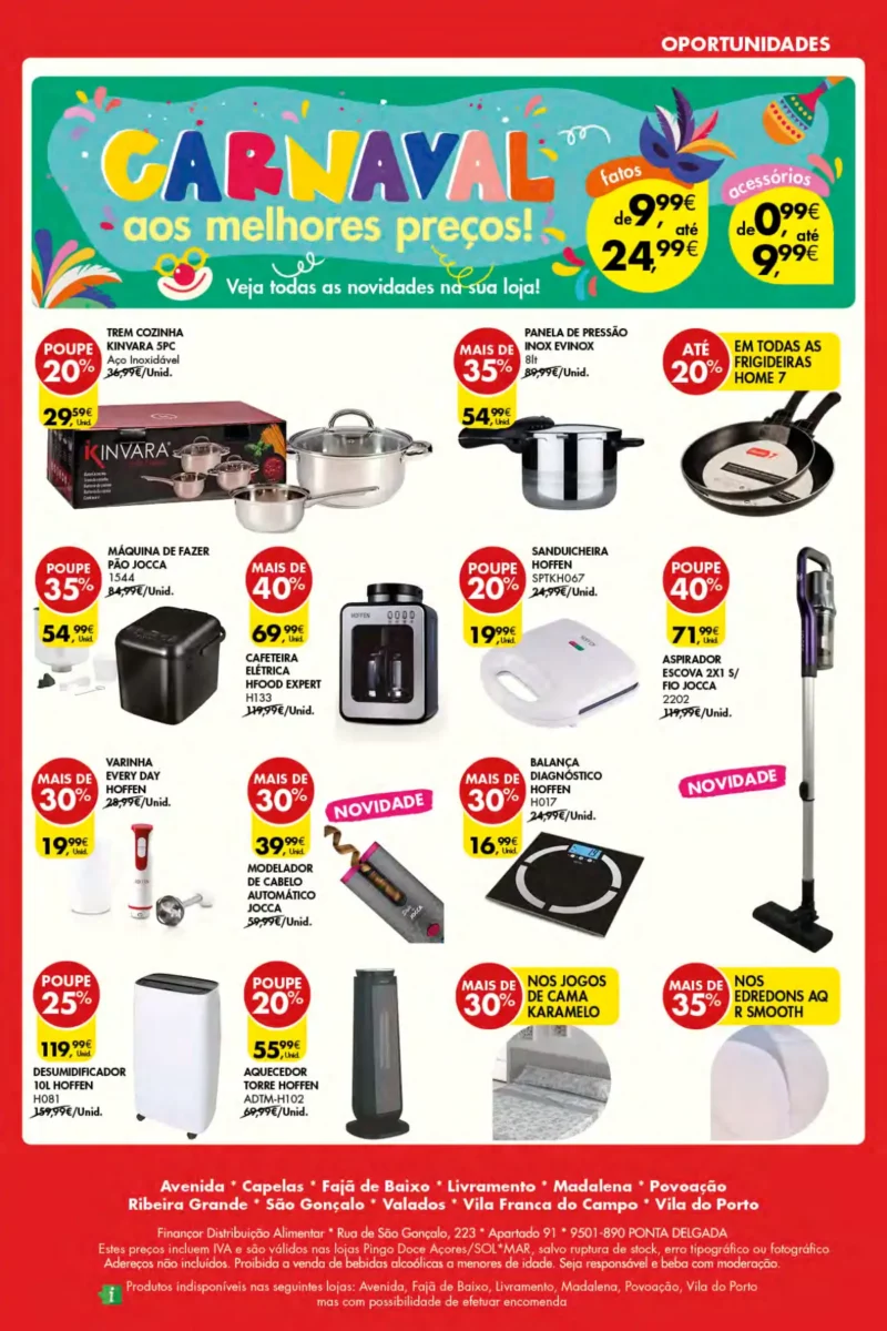 Antevis&atilde;o Folheto Pingo Doce A&ccedil;ores (25 a 31 janeiro)