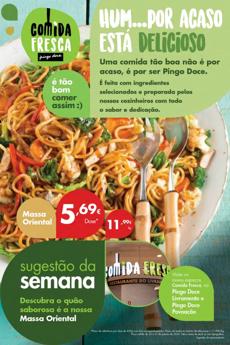 Antevis&atilde;o Folheto Pingo Doce A&ccedil;ores (25 a 31 janeiro)
