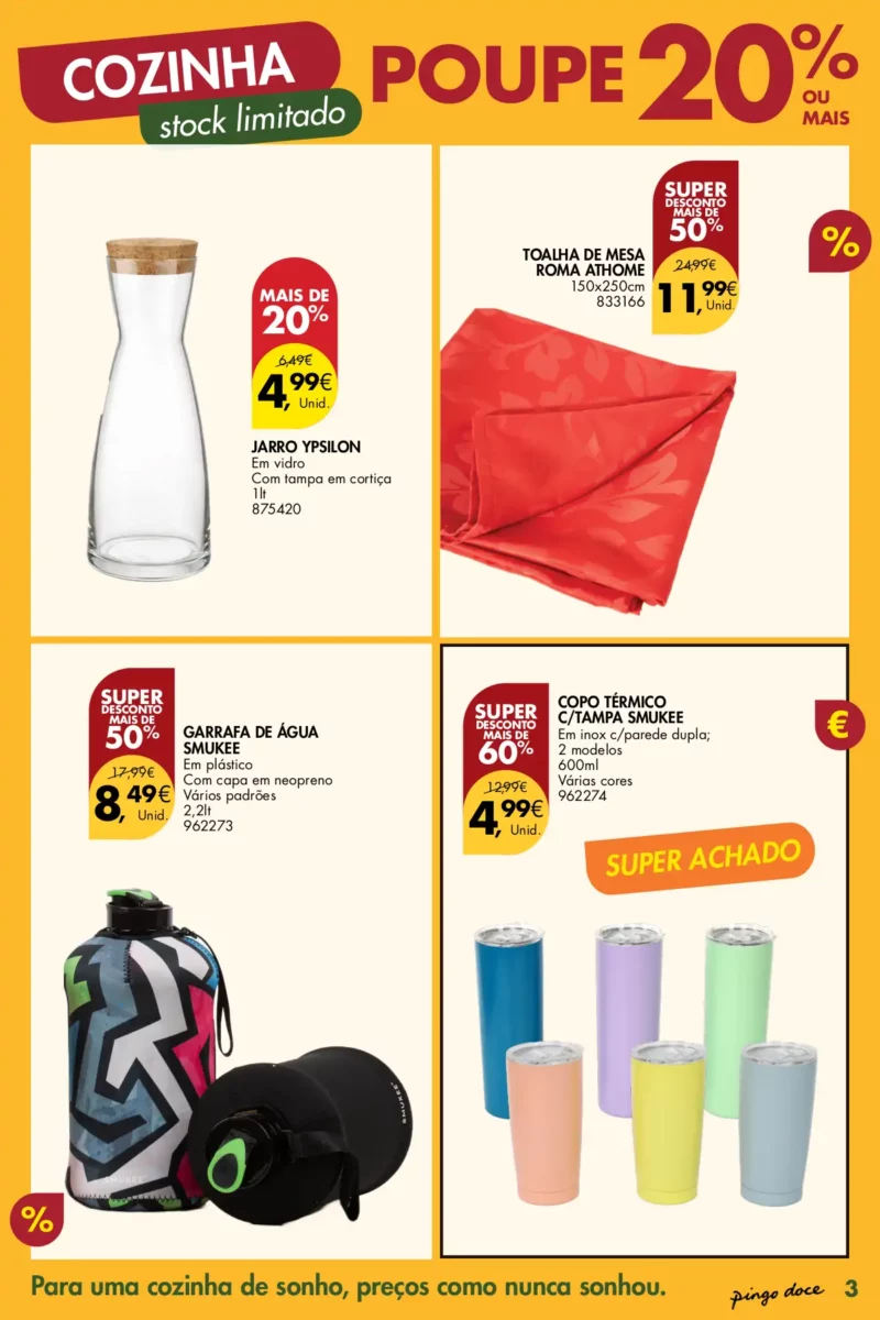 Antevis&atilde;o Folheto Pingo Doce Bazar Promo&ccedil;&otilde;es