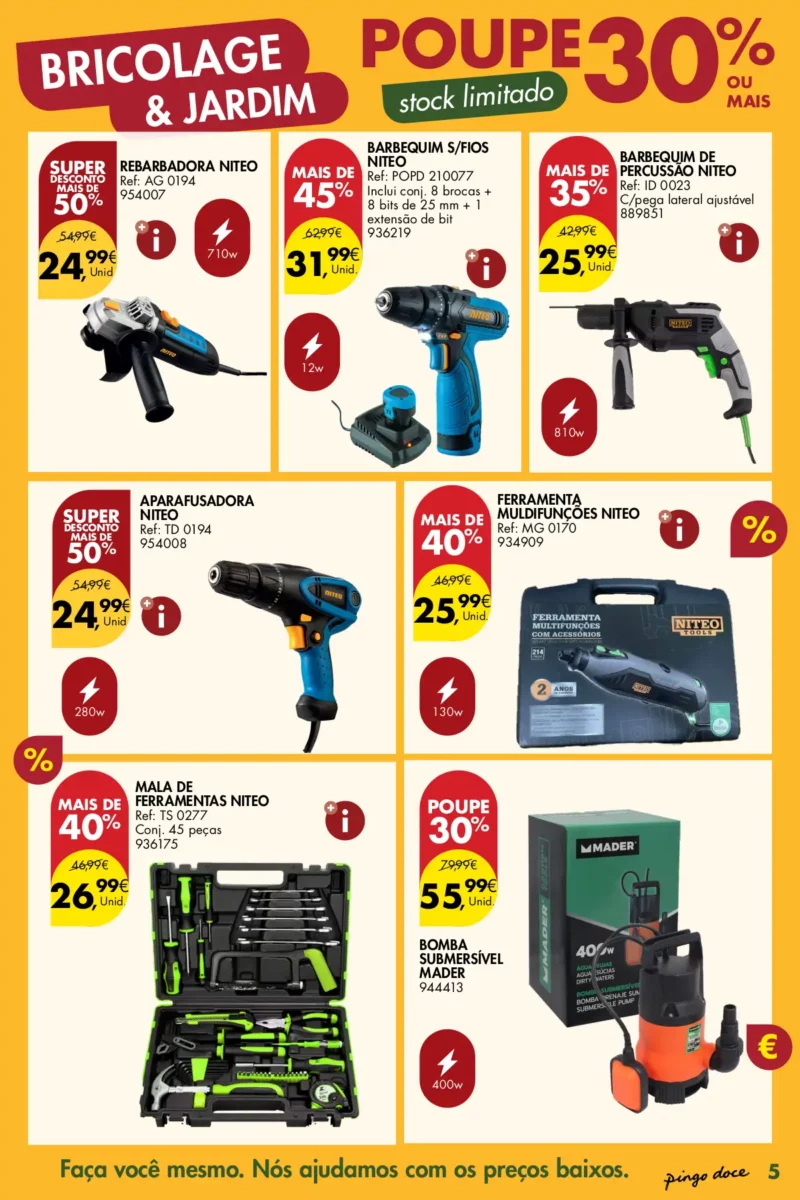 Antevis&atilde;o Folheto Pingo Doce Bazar Promo&ccedil;&otilde;es