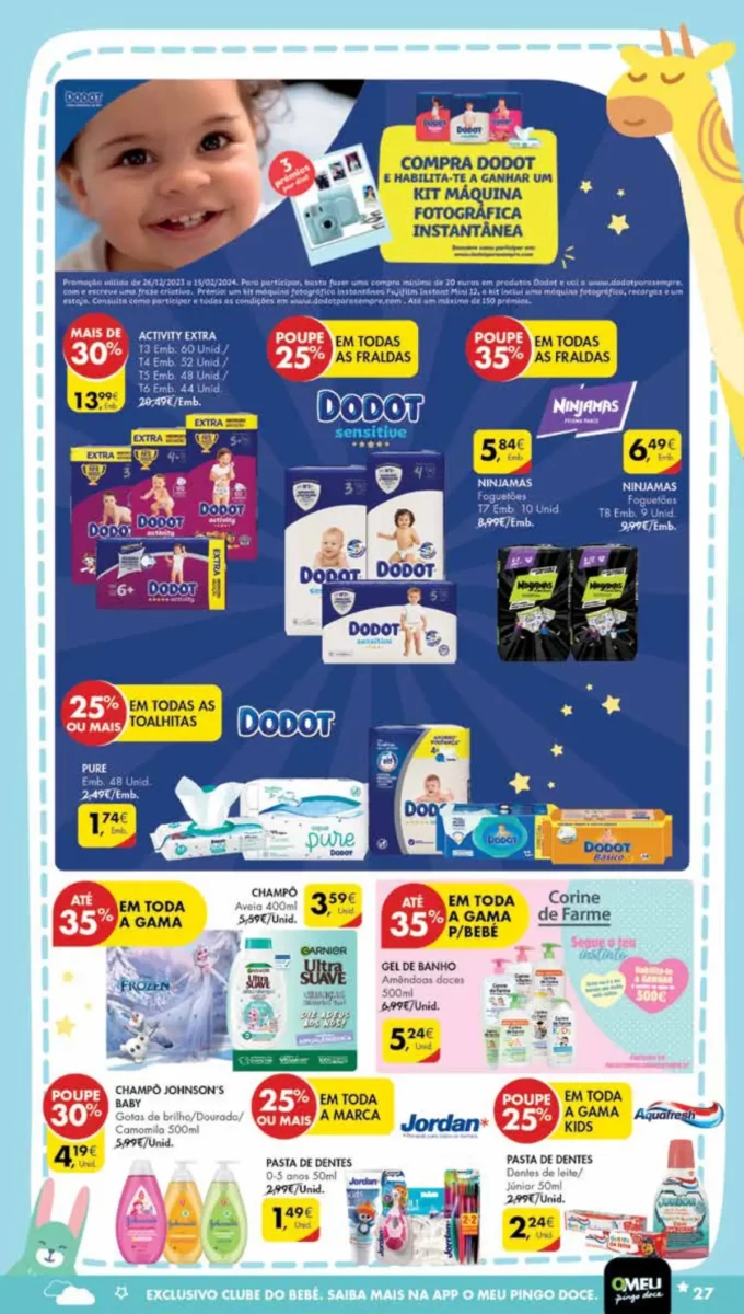 Antevis&atilde;o Folheto Pingo Doce Madeira (9 a 15 janeiro)