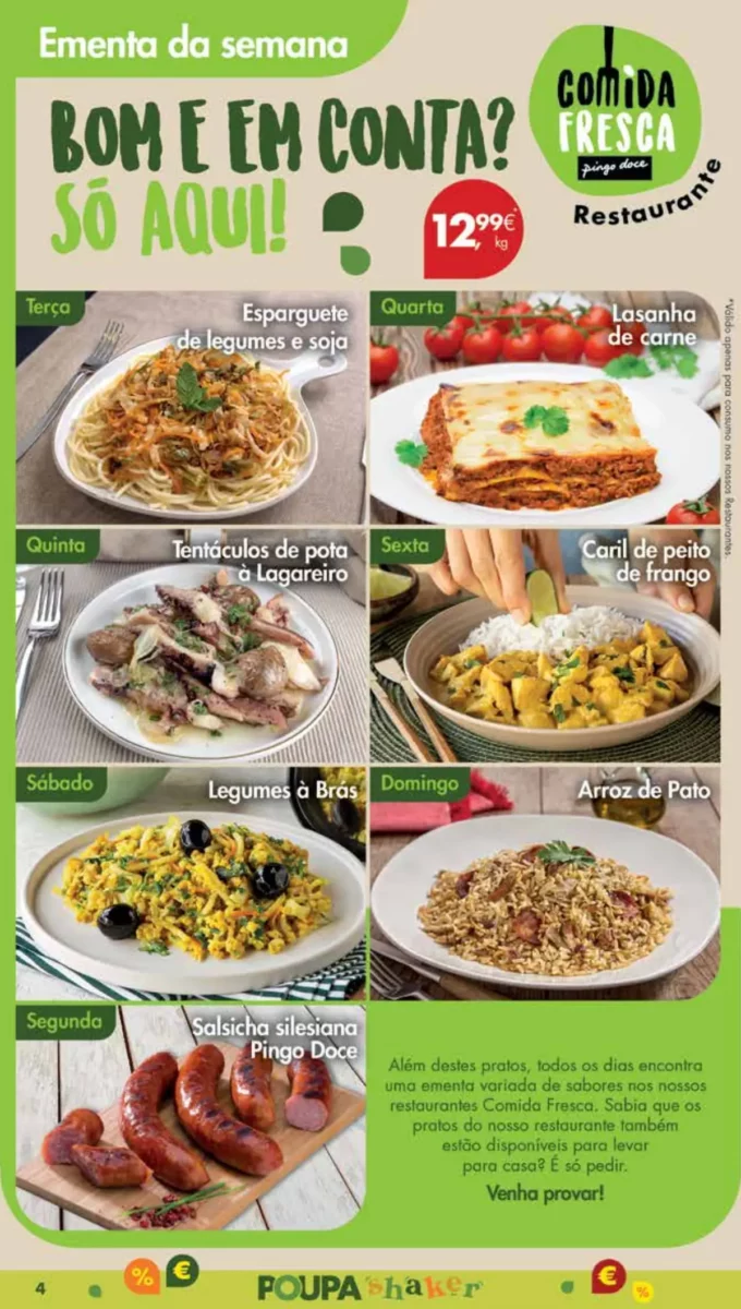 Antevis&atilde;o Folheto Pingo Doce Madeira (9 a 15 janeiro)