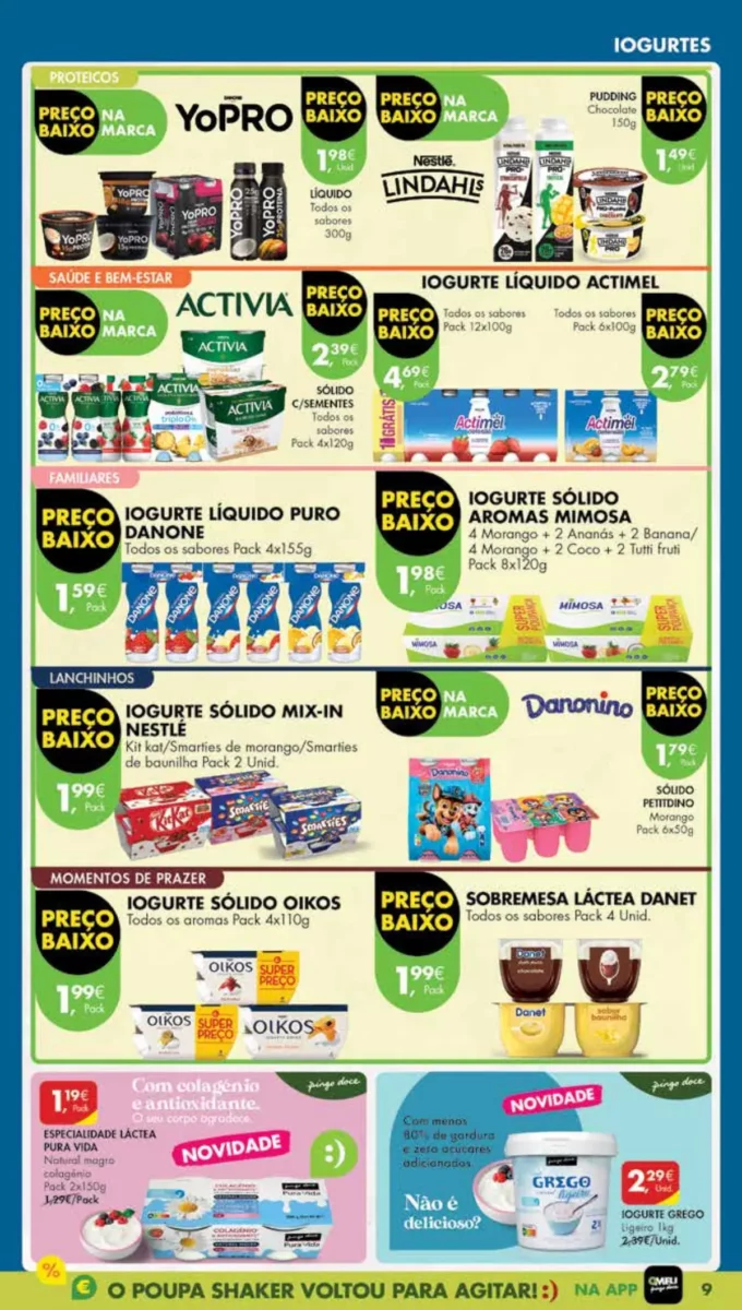 Antevis&atilde;o Folheto Pingo Doce Madeira (9 a 15 janeiro)