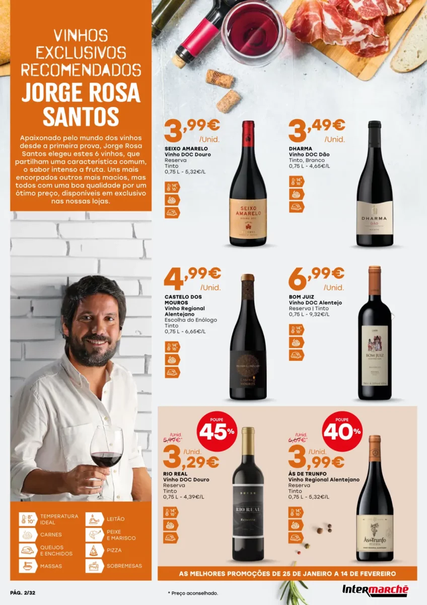 Intermarch&eacute; &ndash; Festa de Queijos, Vinhos e Enchidos (25 janeiro a 14 fevereiro)