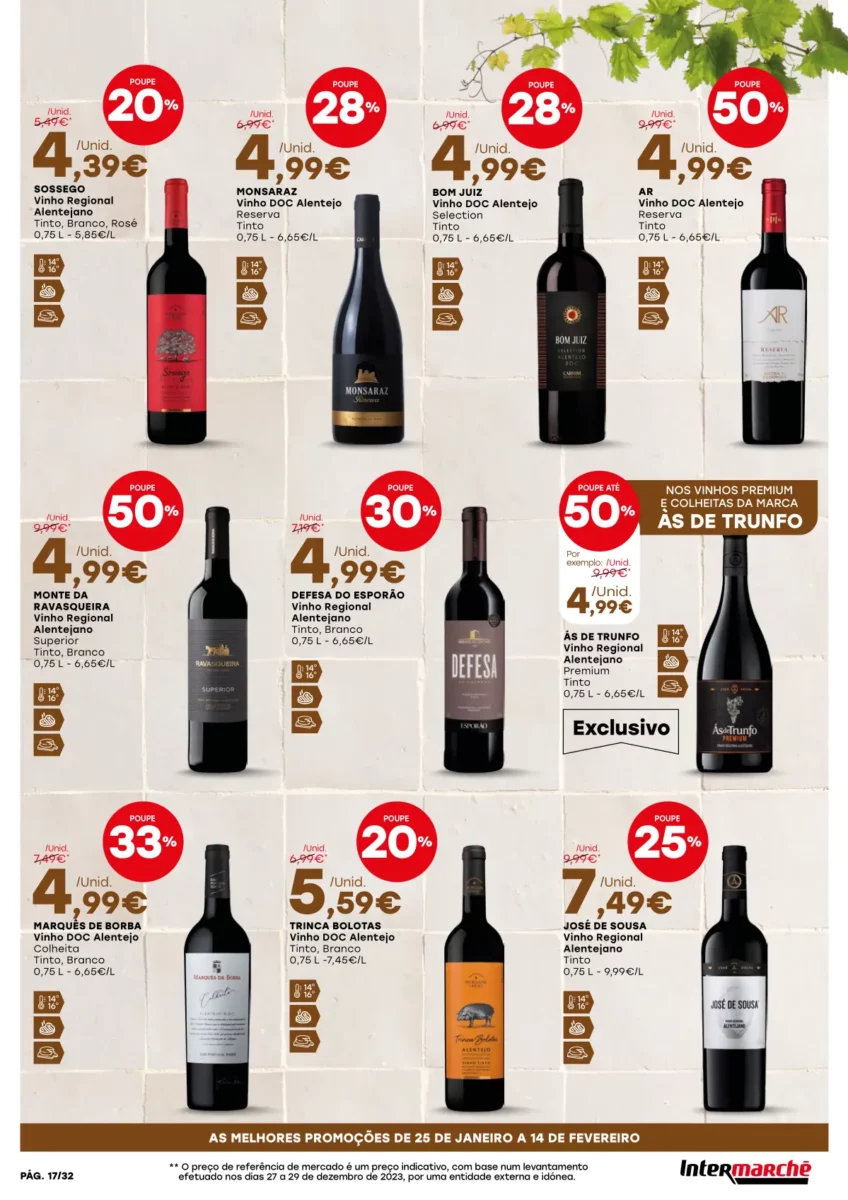 Intermarch&eacute; &ndash; Festa de Queijos, Vinhos e Enchidos (25 janeiro a 14 fevereiro)