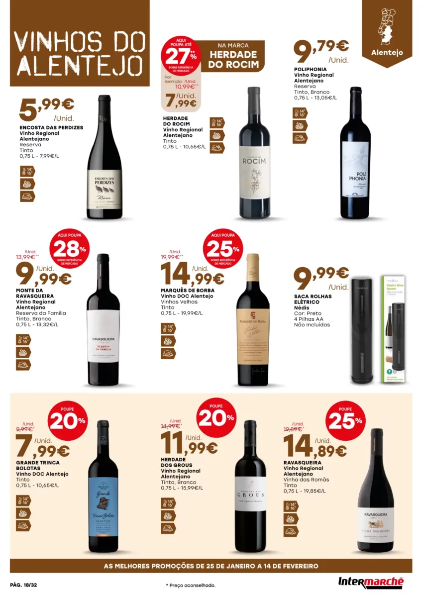 Intermarch&eacute; &ndash; Festa de Queijos, Vinhos e Enchidos (25 janeiro a 14 fevereiro)