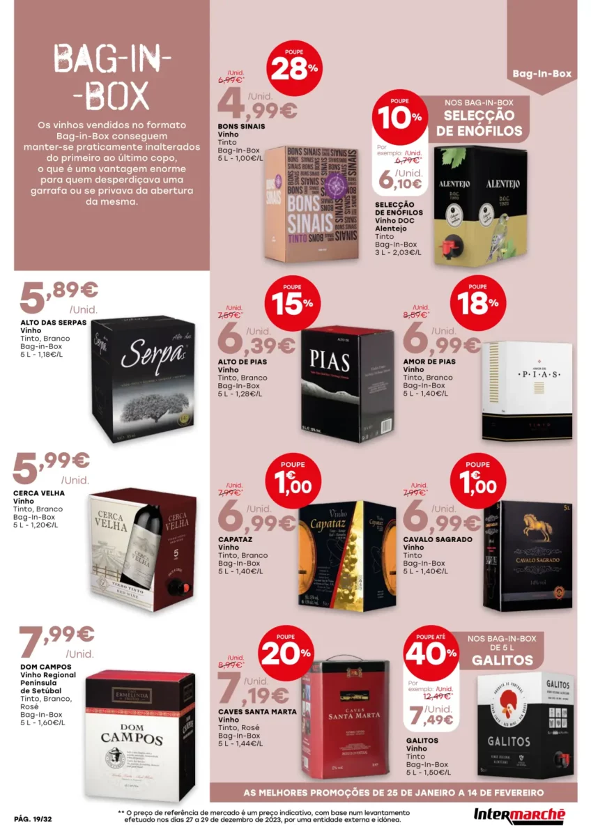 Intermarch&eacute; &ndash; Festa de Queijos, Vinhos e Enchidos (25 janeiro a 14 fevereiro)