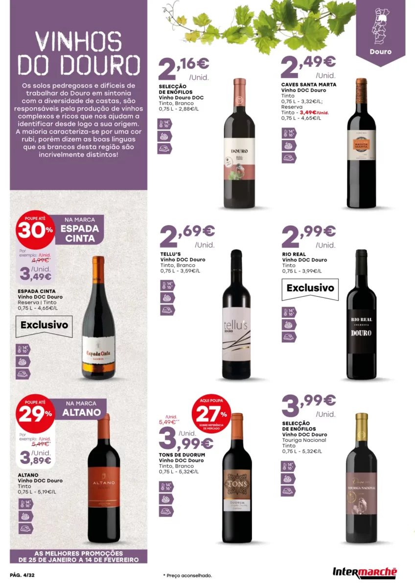 Intermarch&eacute; &ndash; Festa de Queijos, Vinhos e Enchidos (25 janeiro a 14 fevereiro)