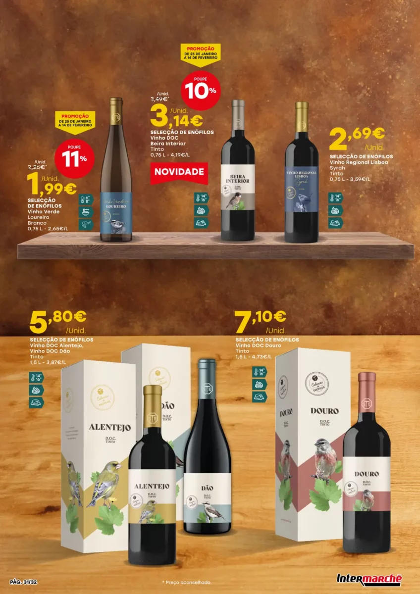 Intermarch&eacute; &ndash; Festa de Queijos, Vinhos e Enchidos (25 janeiro a 14 fevereiro)