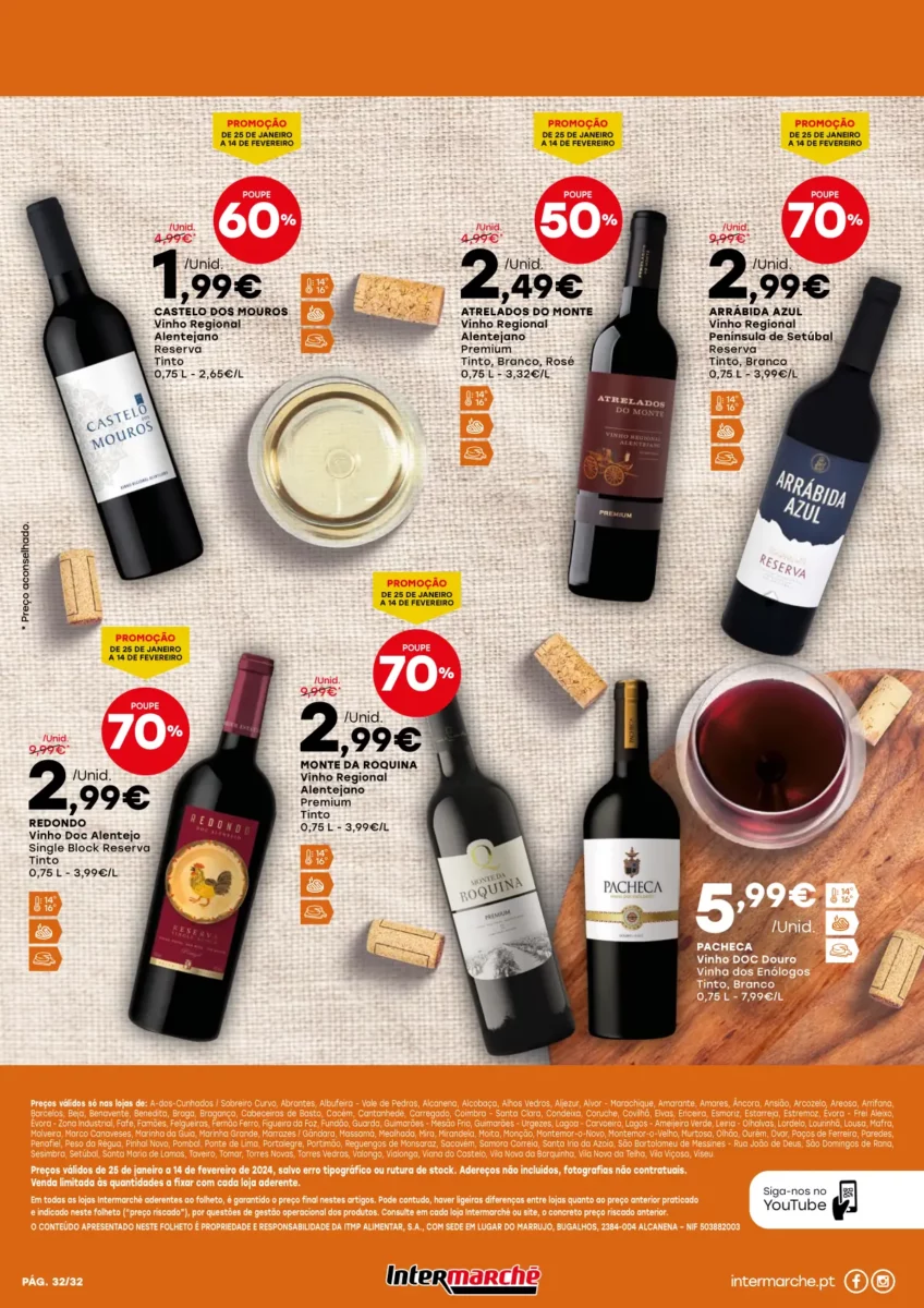 Intermarch&eacute; &ndash; Festa de Queijos, Vinhos e Enchidos (25 janeiro a 14 fevereiro)