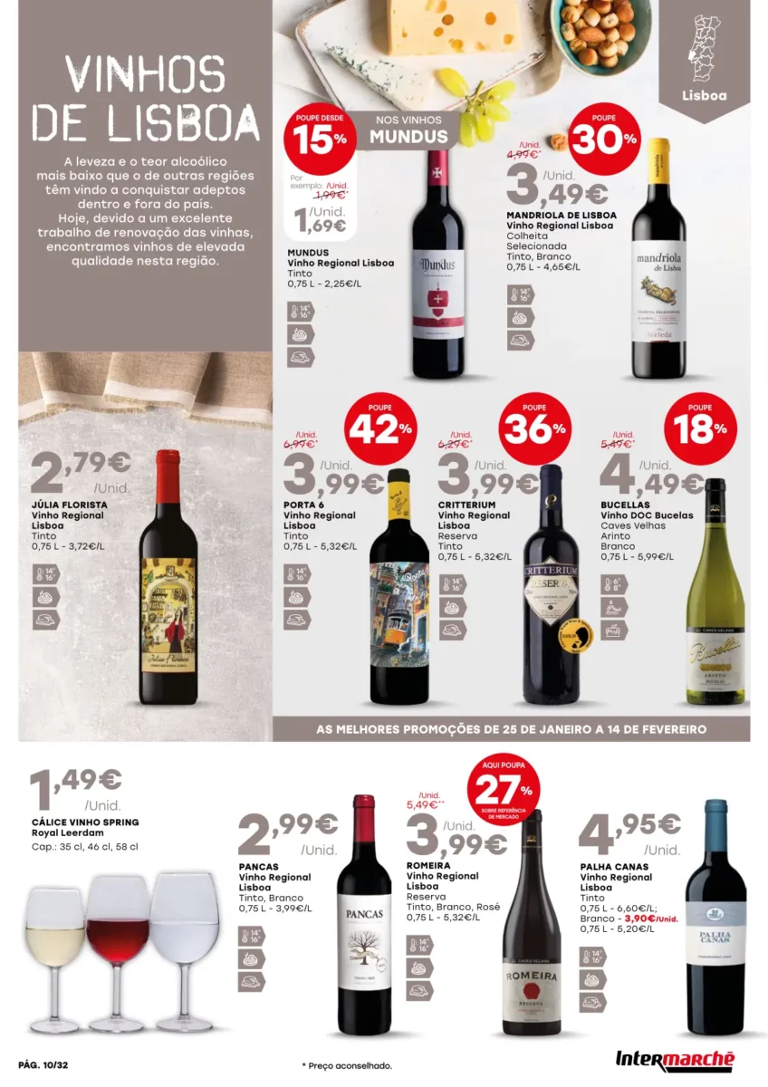 Intermarch&eacute; &ndash; Festa de Queijos, Vinhos e Enchidos (25 janeiro a 14 fevereiro)