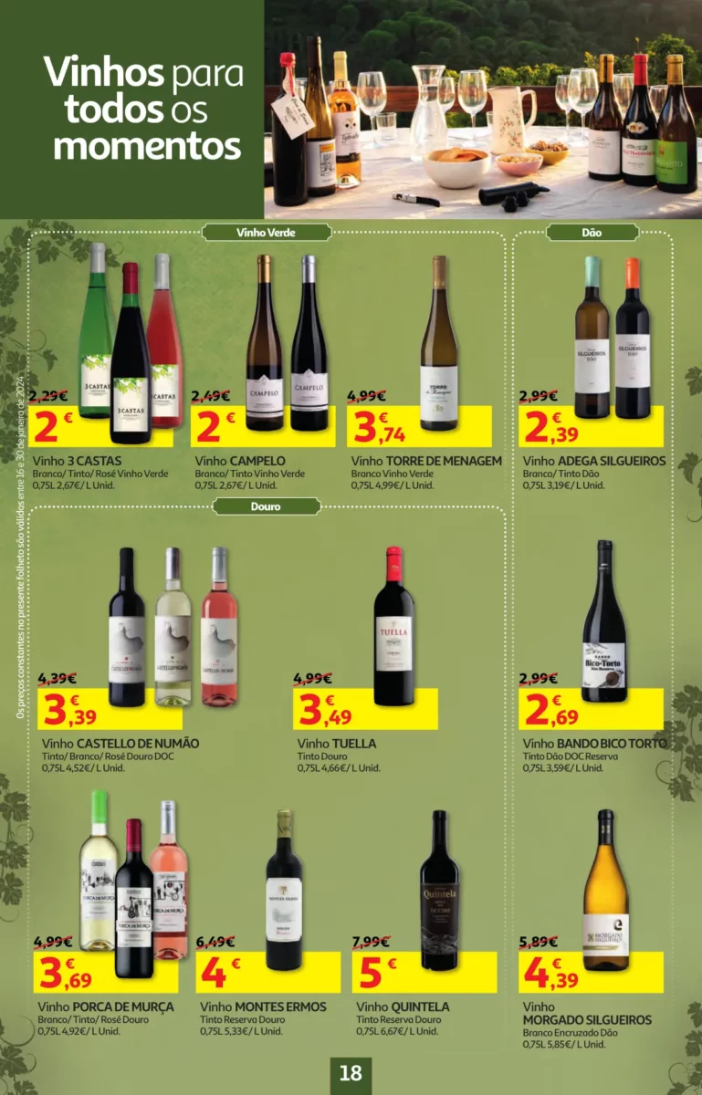 Folheto Auchan especial Pre&ccedil;os Redondos (16 a 30 janeiro)