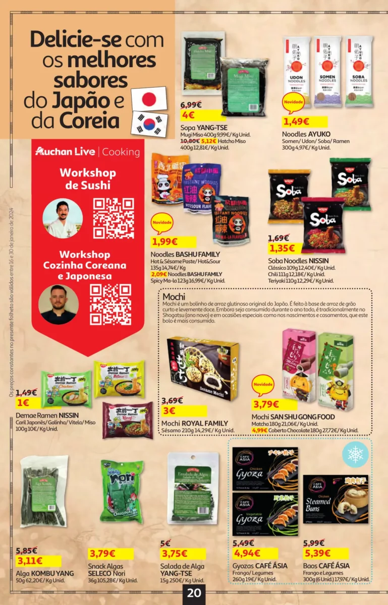 Folheto Auchan especial Pre&ccedil;os Redondos (16 a 30 janeiro)