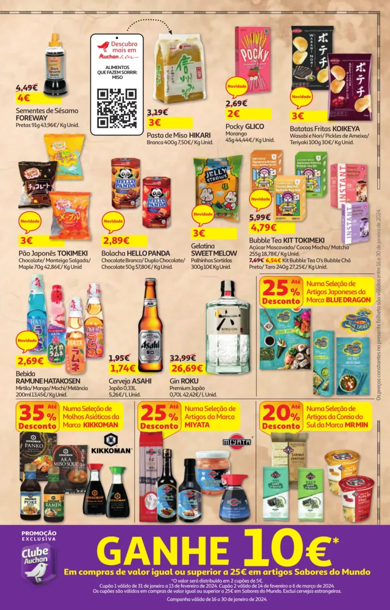 Folheto Auchan especial Pre&ccedil;os Redondos (16 a 30 janeiro)