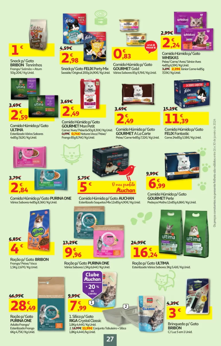 Folheto Auchan especial Pre&ccedil;os Redondos (16 a 30 janeiro)