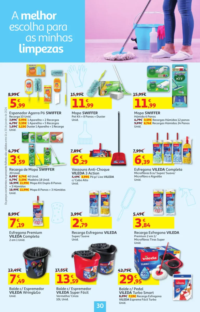 Folheto Auchan especial Pre&ccedil;os Redondos (16 a 30 janeiro)