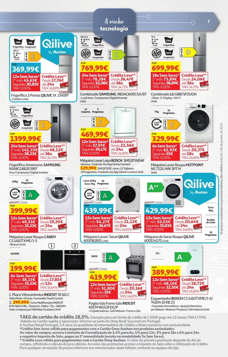 Folheto Auchan especial Pre&ccedil;os Redondos (16 a 30 janeiro)