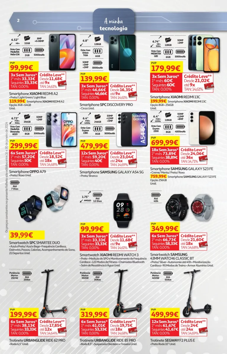 Folheto Auchan especial Pre&ccedil;os Redondos (16 a 30 janeiro)