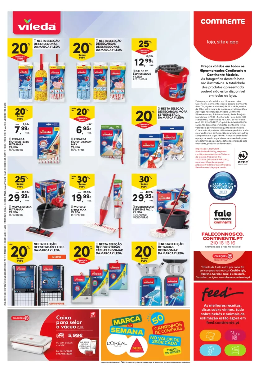 Folheto Continente (23 a 29 janeiro)