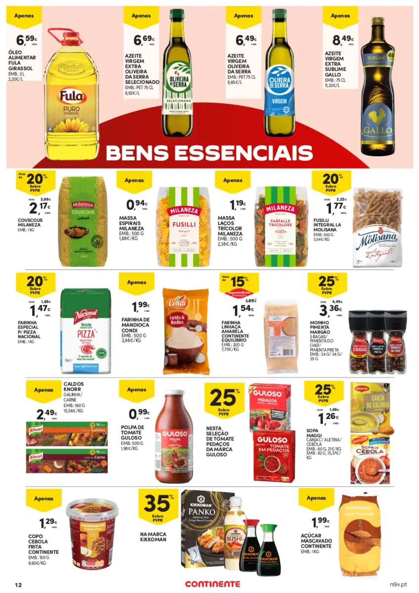 Folheto Continente A&ccedil;ores (18 a 31 janeiro)