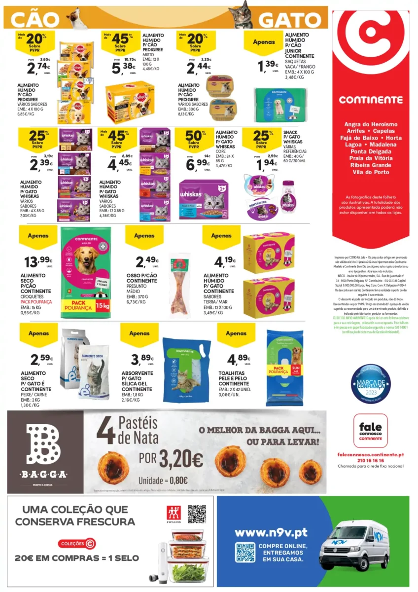 Folheto Continente A&ccedil;ores (18 a 31 janeiro)