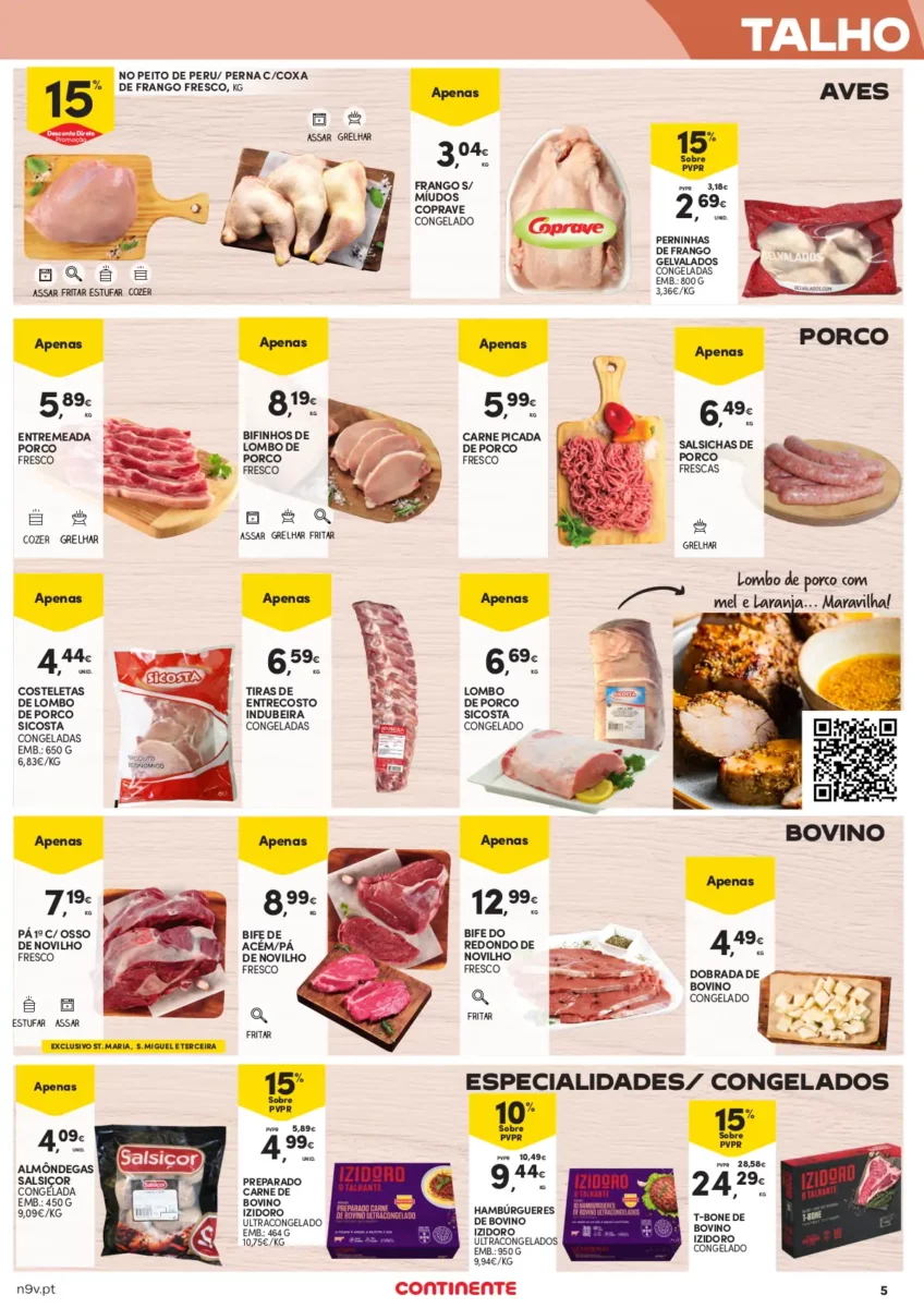 Folheto Continente A&ccedil;ores (18 a 31 janeiro)