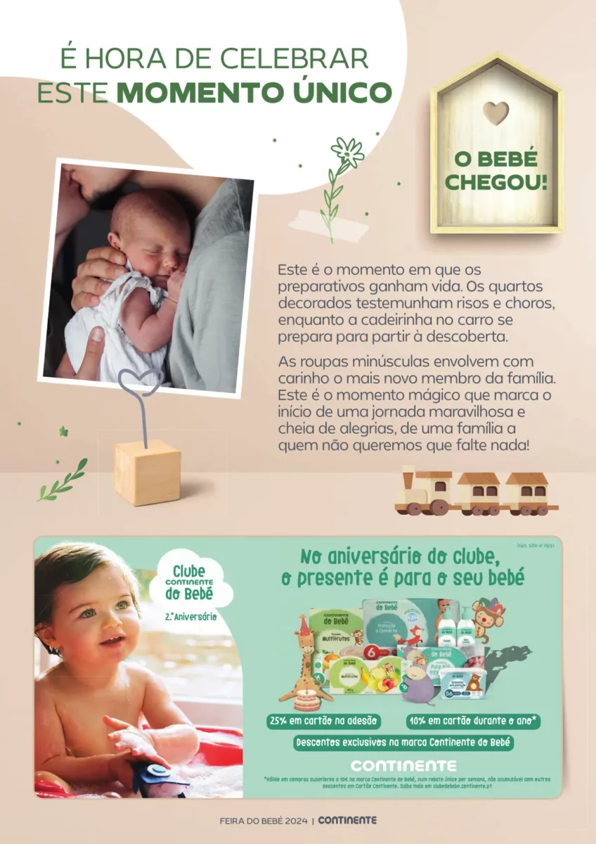 Folheto Continente Beb&eacute; (16 a 28 janeiro)