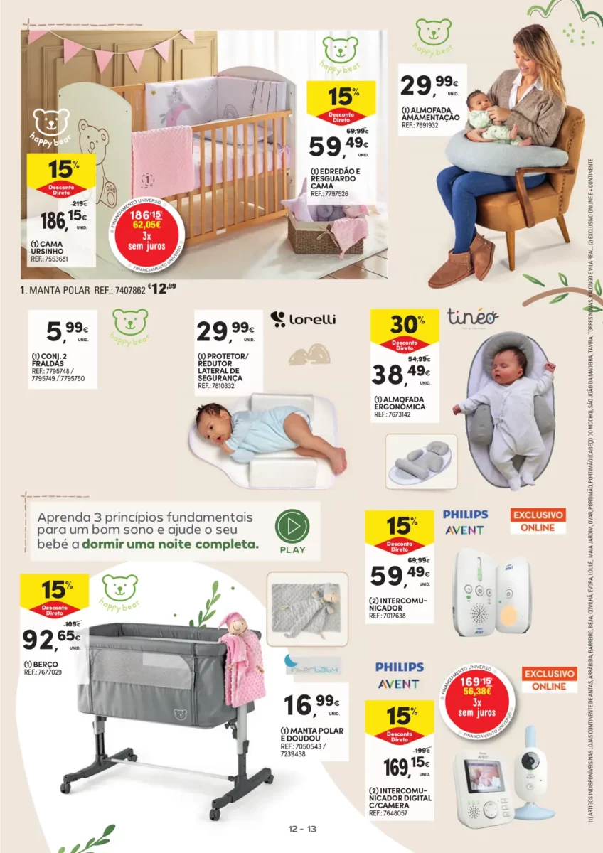 Folheto Continente Beb&eacute; (16 a 28 janeiro)