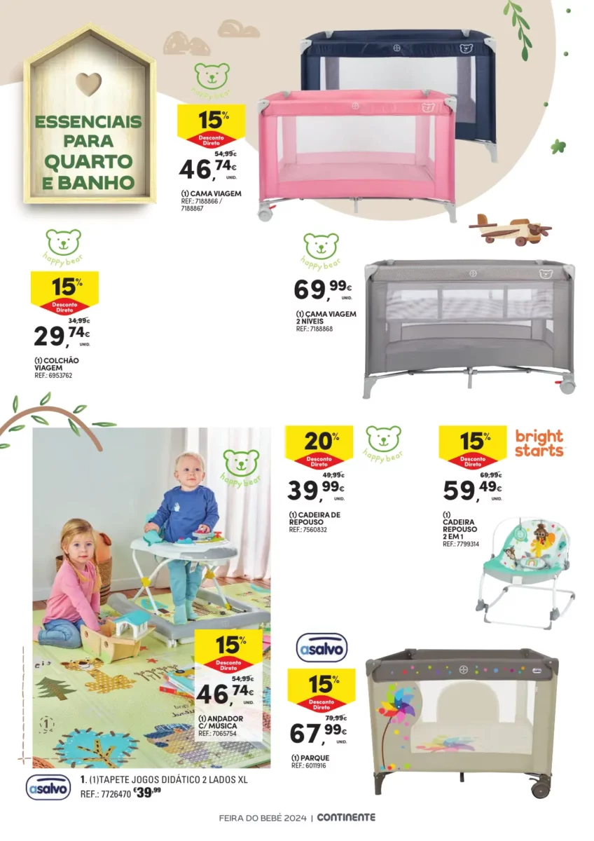Folheto Continente Beb&eacute; (16 a 28 janeiro)