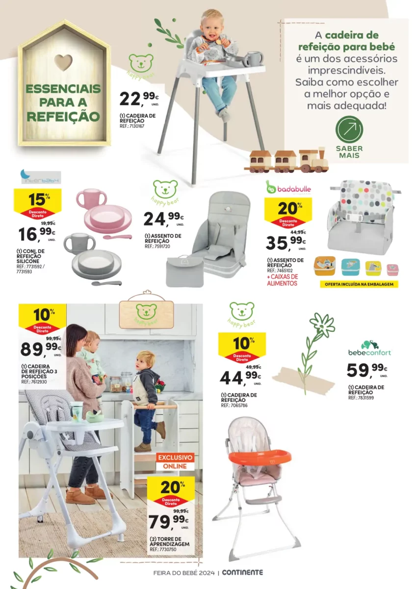 Folheto Continente Beb&eacute; (16 a 28 janeiro)
